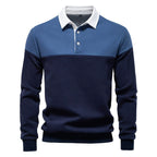 Langarm-Sweatshirt mit Polokragen für Herren – 2025 Frühlings-Casual-Streetwear-Top | HD3006 