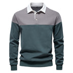 Langarm-Sweatshirt mit Polokragen für Herren – 2025 Frühlings-Casual-Streetwear-Top | HD3006 