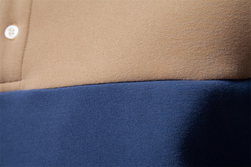 Langarm-Sweatshirt mit Polokragen für Herren – 2025 Frühlings-Casual-Streetwear-Top | HD3006 