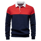 Langarm-Sweatshirt mit Polokragen für Herren – 2025 Frühlings-Casual-Streetwear-Top | HD3006 