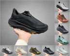 HOKA ONE ONE Unisex Trail Running Shoes Waterproof Hiking Sneakers Thick Sole Outdoor Trainers All‑Terrain Footwear