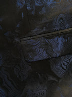 Luxuriöser, hochwertiger Herren-Smokinganzug aus Jacquard, dreiteilig, für Hochzeiten, Partys, Blazer, Weste und Hose | 1515 