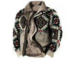 Men's Vintage Polar Fleece Bomber Jacket | Oversized Retro Fit | VJ4M