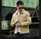 Dicke, warme Militärparkajacke für Herren mit Pelzkragen und Fleecefutter – Winterbombermantel | BK19811 