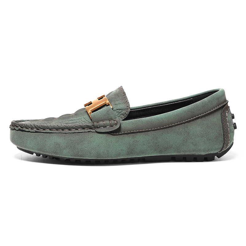 Herren-Leder-Loafer in Übergröße – Slip-On-Mokassins zum Fahren | 2566 