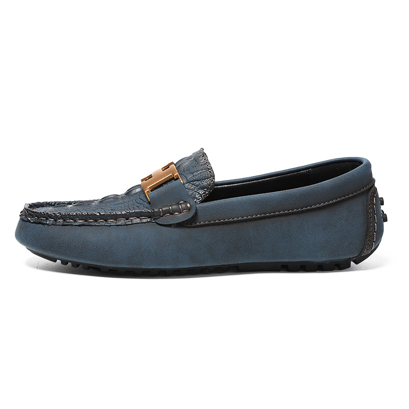 Herren-Leder-Loafer in Übergröße – Slip-On-Mokassins zum Fahren | 2566 