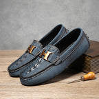 Herren-Leder-Loafer in Übergröße – Slip-On-Mokassins zum Fahren | 2566 