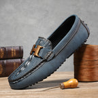 Herren-Leder-Loafer in Übergröße – Slip-On-Mokassins zum Fahren | 2566 