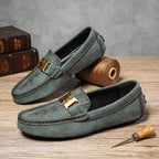 Herren-Leder-Loafer in Übergröße – Slip-On-Mokassins zum Fahren | 2566 