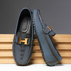 Herren-Leder-Loafer in Übergröße – Slip-On-Mokassins zum Fahren | 2566 