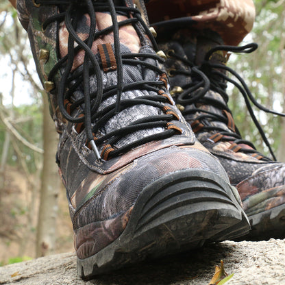 Bottes d'entraînement camouflage à fermeture éclair latérale pour hommes | Q3