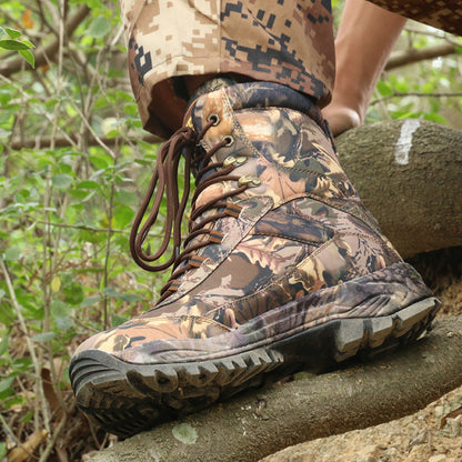 Bottes d'entraînement camouflage à fermeture éclair latérale pour hommes | Q3