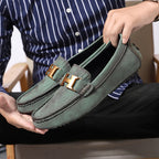 Herren-Leder-Loafer in Übergröße – Slip-On-Mokassins zum Fahren | 2566 