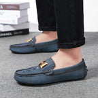 Herren-Leder-Loafer in Übergröße – Slip-On-Mokassins zum Fahren | 2566 
