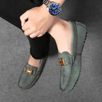 Herren-Leder-Loafer in Übergröße – Slip-On-Mokassins zum Fahren | 2566 