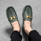 Herren-Leder-Loafer in Übergröße – Slip-On-Mokassins zum Fahren | 2566 