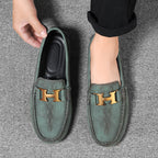 Herren-Leder-Loafer in Übergröße – Slip-On-Mokassins zum Fahren | 2566 
