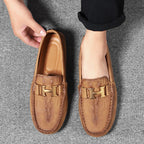 Herren-Leder-Loafer in Übergröße – Slip-On-Mokassins zum Fahren | 2566 