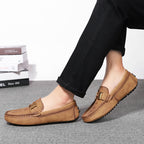 Herren-Leder-Loafer in Übergröße – Slip-On-Mokassins zum Fahren | 2566 