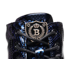 Britische Lederstiefel für Herren – Martin-Freizeitstiefel mit Schlangenmuster-Imitat | 797 