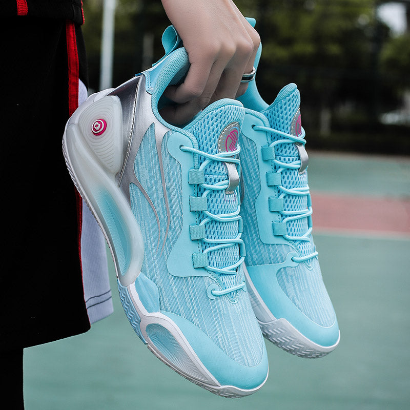 Bequeme Outdoor-Sportschuhe für Herren, atmungsaktiv, rutschfest, gepolstert, Basketball-Sneaker | 8258