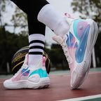 Bequeme Outdoor-Sportschuhe für Herren, atmungsaktiv, rutschfest, gepolstert, Basketball-Sneaker | 8258