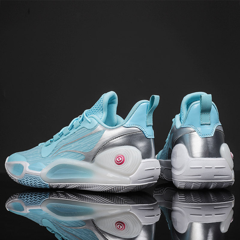 Bequeme Outdoor-Sportschuhe für Herren, atmungsaktiv, rutschfest, gepolstert, Basketball-Sneaker | 8258