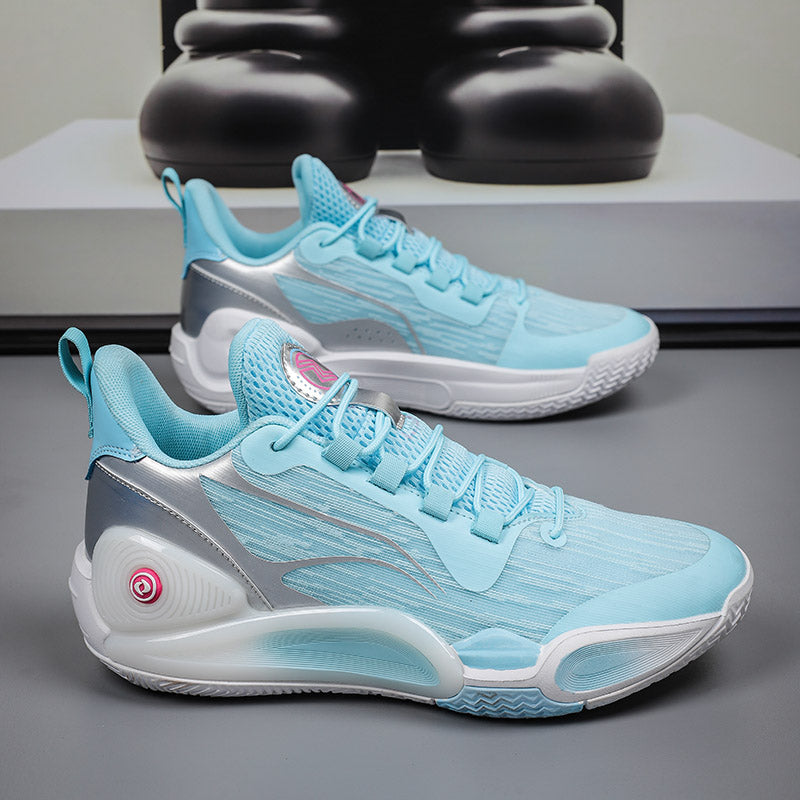 Bequeme Outdoor-Sportschuhe für Herren, atmungsaktiv, rutschfest, gepolstert, Basketball-Sneaker | 8258