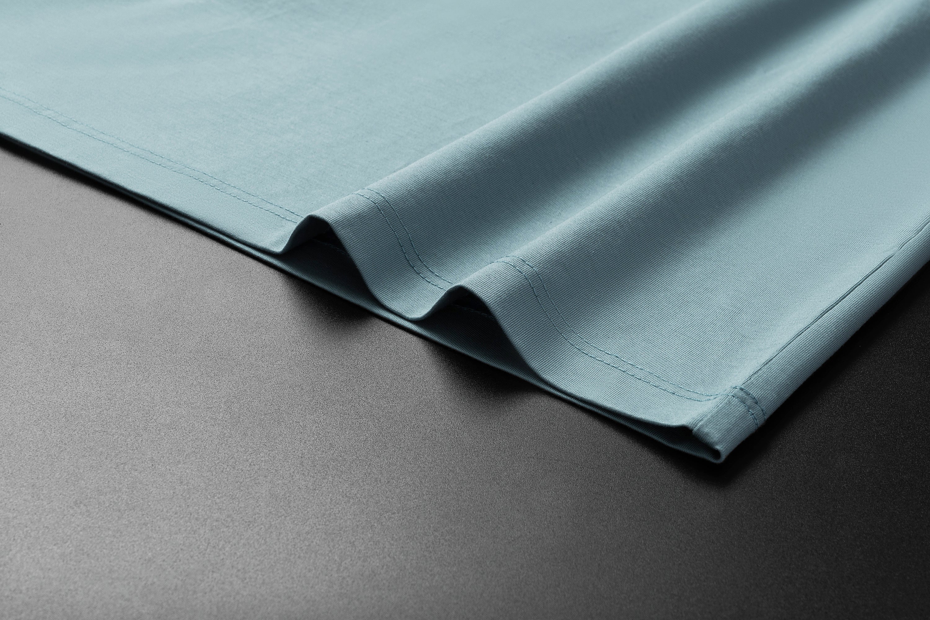 Antibakterielles kühlendes Baumwoll-T-Shirt für Herren – Sommer-Slim-Fit-Oberteil aus Eisseide mit Rundhalsausschnitt | 6550 