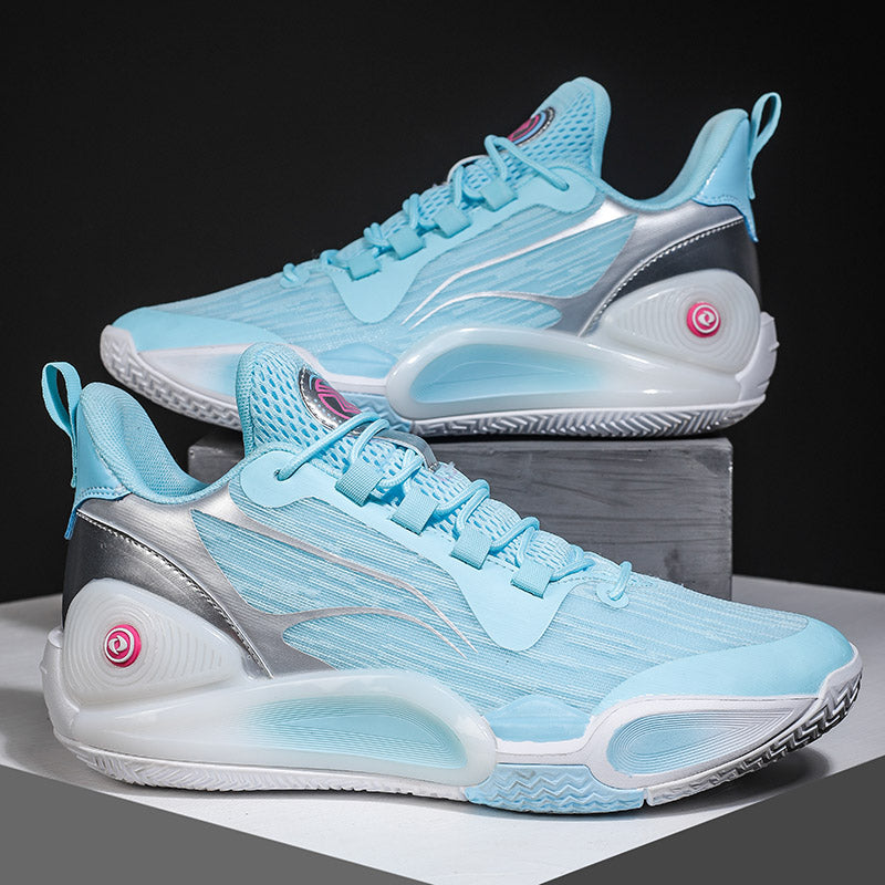 Bequeme Outdoor-Sportschuhe für Herren, atmungsaktiv, rutschfest, gepolstert, Basketball-Sneaker | 8258