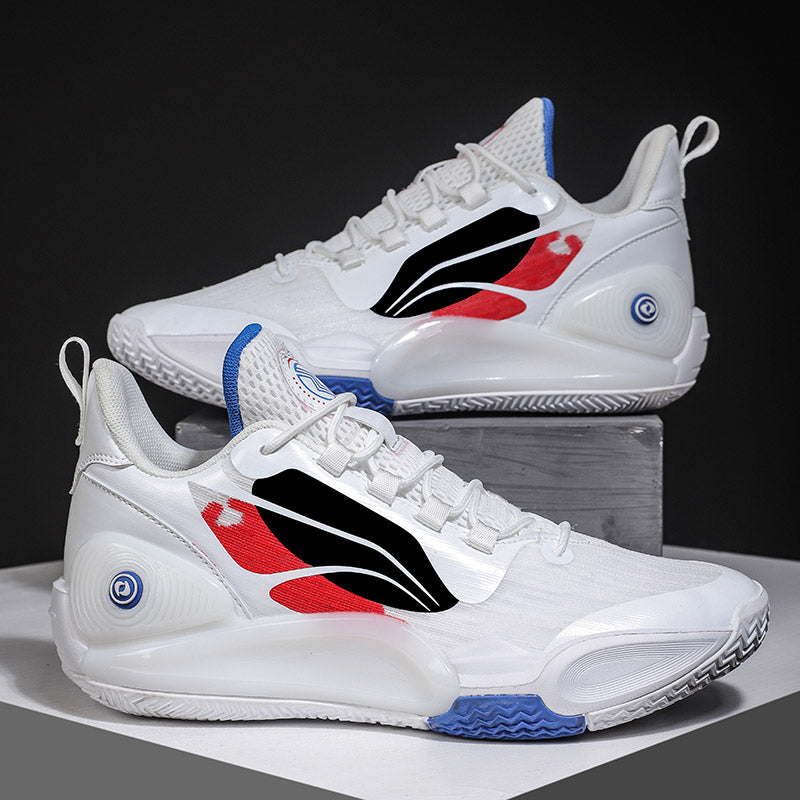 Bequeme Outdoor-Sportschuhe für Herren, atmungsaktiv, rutschfest, gepolstert, Basketball-Sneaker | 8258