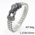 Herren Wikinger Tierarmband Wolf, Adler, Schlange Edelstahlarmband | KB179515-MZOZ