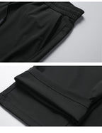 Schnelltrocknende Sommer-Jogginghose aus Eisseide für Herren | Leichte, atmungsaktive Aktivhose mit geradem Bein | L19-6601 