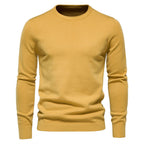 Verdickter Slim Fit Strickpullover für Herren – Rundhalspullover mit dezentem Glanz | LOW001