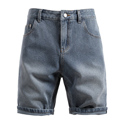 Herren Vintage Straight-Leg Denim Shorts - 2025 Sommer Mid-Thigh Casual Jeans Shorts | ST0018 