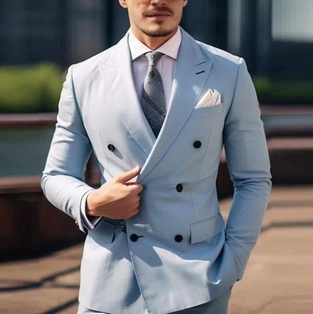 Men's Premium 2pcs Suits – Formal Wedding Groom Attire | 001