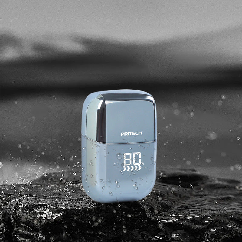 Pritech Tragbarer Mini-Elektrorasierer, wiederaufladbar über USB, wasserdicht, im Taschenformat für Reisende | RSM-2289 
