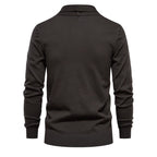 Herren Urban Style V-Ausschnitt Cardigan – Hochwertiger Baumwoll-Strickpullover | M506 