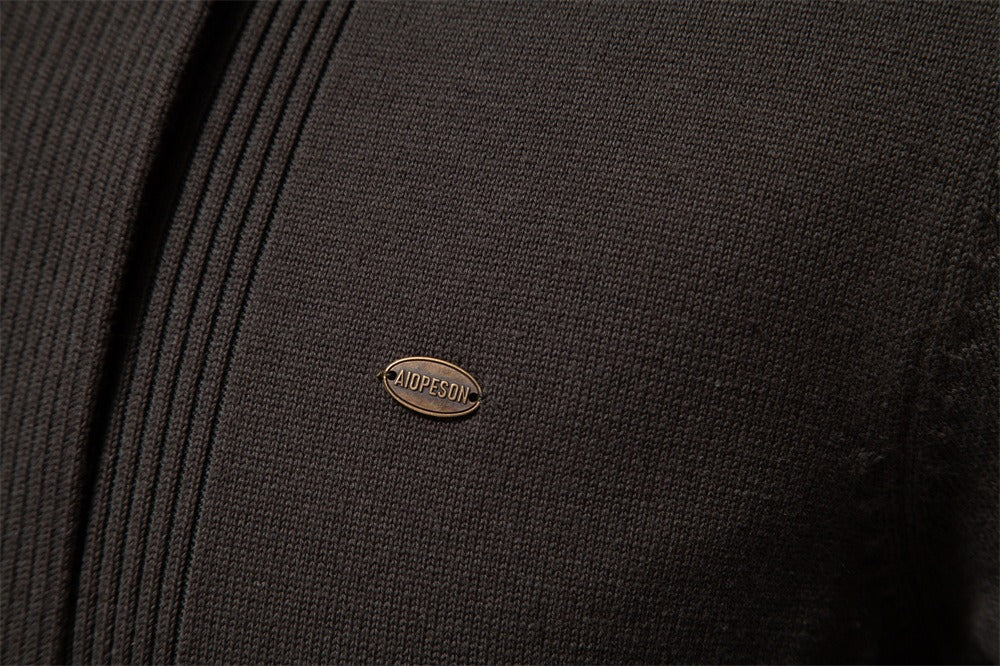 Herren Urban Style V-Ausschnitt Cardigan – Hochwertiger Baumwoll-Strickpullover | M506 