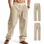 Herren Cargohose aus Leinen mit entspannter Passform | Atmungsaktive Sommerhose | MGTZ-6 