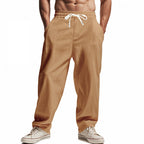 Herren Cargohose aus Leinen mit entspannter Passform | Atmungsaktive Sommerhose | MGTZ-6 