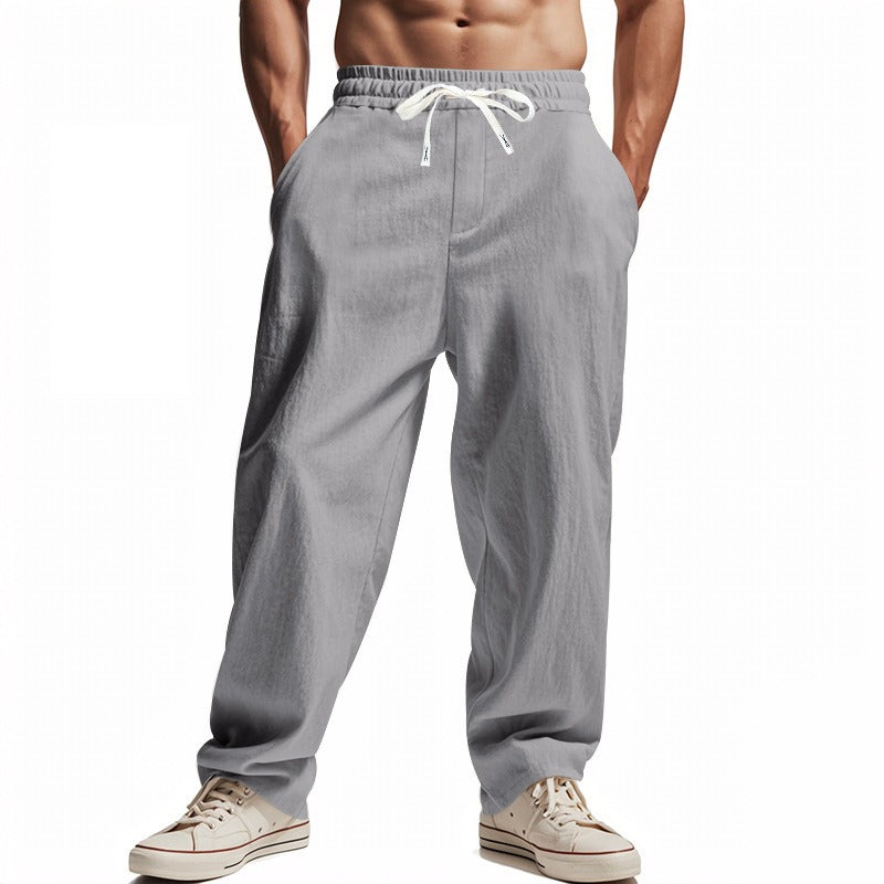 Herren Cargohose aus Leinen mit entspannter Passform | Atmungsaktive Sommerhose | MGTZ-6 