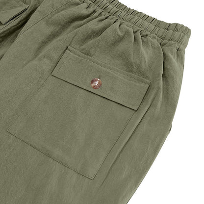 Herren Cargohose aus Leinen mit entspannter Passform | Atmungsaktive Sommerhose | MGTZ-6 