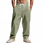 Herren Cargohose aus Leinen mit entspannter Passform | Atmungsaktive Sommerhose | MGTZ-6 