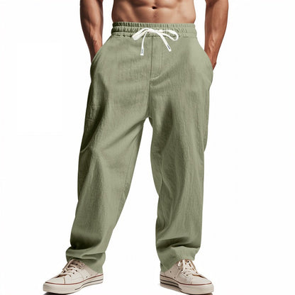 Herren Cargohose aus Leinen mit entspannter Passform | Atmungsaktive Sommerhose | MGTZ-6 