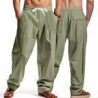 Herren Cargohose aus Leinen mit entspannter Passform | Atmungsaktive Sommerhose | MGTZ-6 