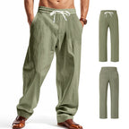 Herren Cargohose aus Leinen mit entspannter Passform | Atmungsaktive Sommerhose | MGTZ-6 