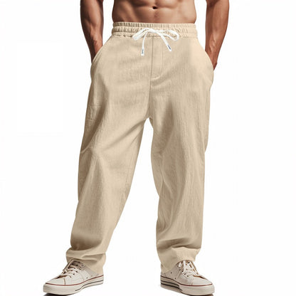 Herren Cargohose aus Leinen mit entspannter Passform | Atmungsaktive Sommerhose | MGTZ-6 