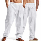 Herren Cargohose aus Leinen mit entspannter Passform | Atmungsaktive Sommerhose | MGTZ-6 