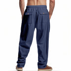 Herren Cargohose aus Leinen mit entspannter Passform | Atmungsaktive Sommerhose | MGTZ-6 